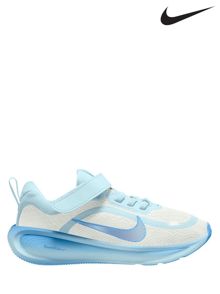 White/Football Blue - Nike Junior Stellar Ride Trainers