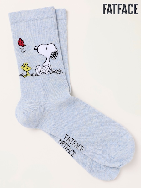 Blue - Fatface Snoopy Socks