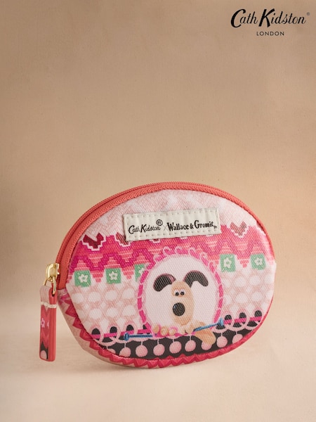 Rozā/auzu pārslu - Cath Kidston Wallace And Gromit Oval Coin Purse