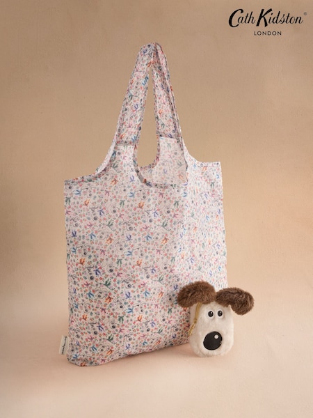 Braun - Cath Kidston Wallace And Gromit Novelty Charm With Foldaway Shopper Bag