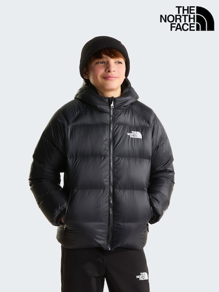 Black - The North Face Boys Hydrenalite Down Hooded Puffer Jacket