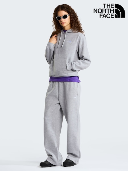 Сұр - The North Face негізгі қарапайым күмбез тәрізді кең аяқты жүгірушілер