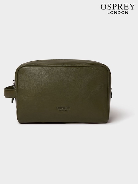Osprey London Brown The Arlington Leather Washbag (V45600) | R$ 445