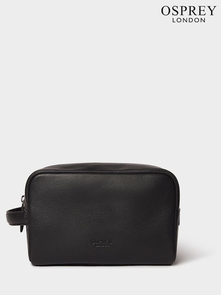 Osprey London Brown The Arlington Leather Washbag (V45609) | R$ 445