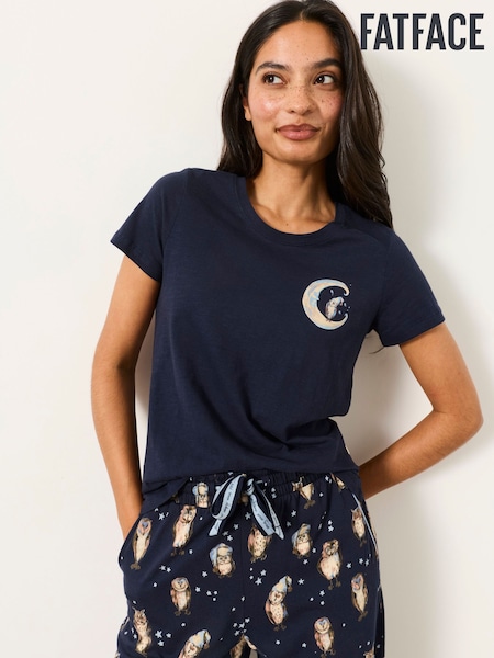 marine - Fatface Owl Tee