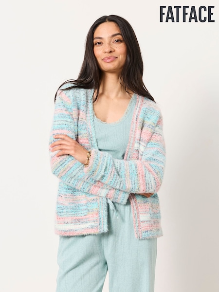 Multi - Fatface Space Dye Edge To Edge Cardigan