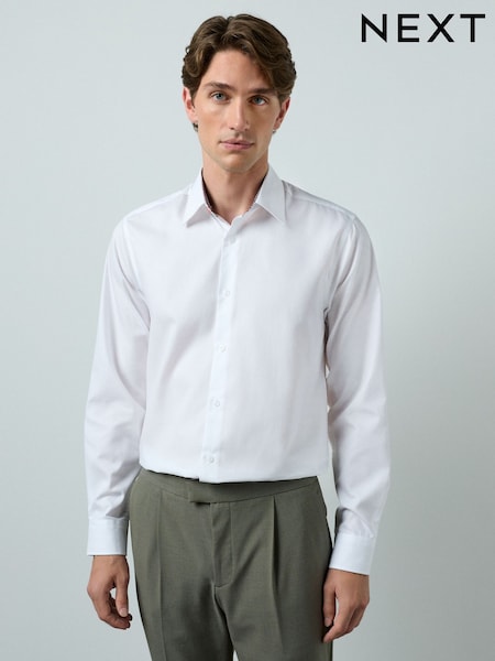 Balts - Regular Regular Fit Long Sleeve Smart Textured Shirt