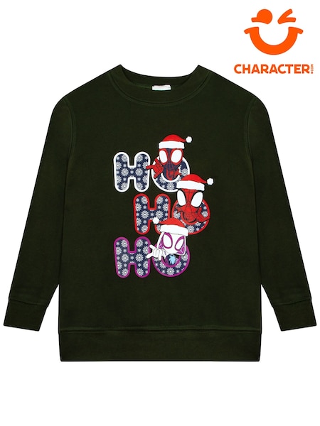 Character Green Spidey And His Amazing Friends Christmas Sweatshirt (V46300) | 129 QAR