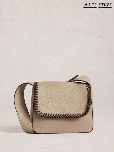 White Stuff Natural Isabelle Satchel Bag (V46533) | AED437