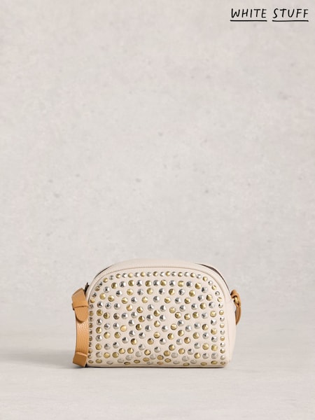White Stuff White Bella Stud Cross-Body Bag (V46544) | AED437