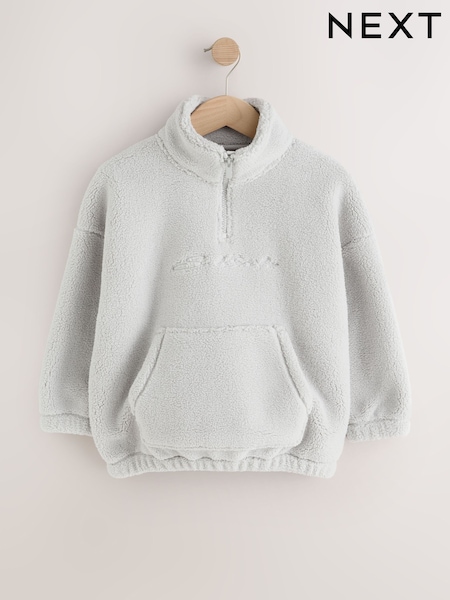 Gris - Polaire à col cheminée (3-16ans)