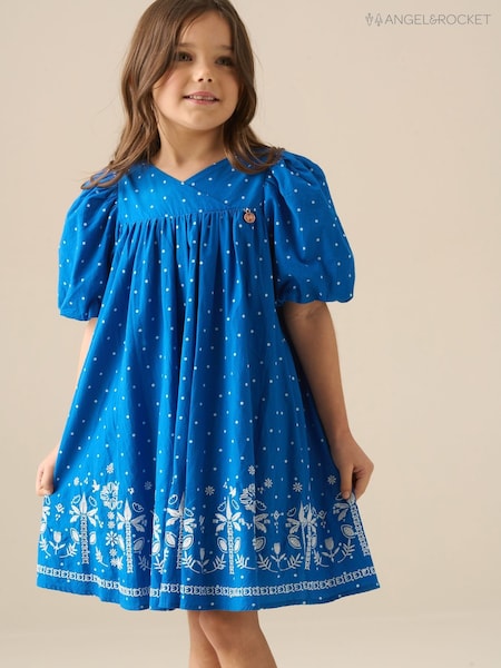 Angel & Rocket Josie Palm Embroidered Swing Dress (V46999) | ‏202 د.إ.‏ - ‏ 244‏ د.إ.