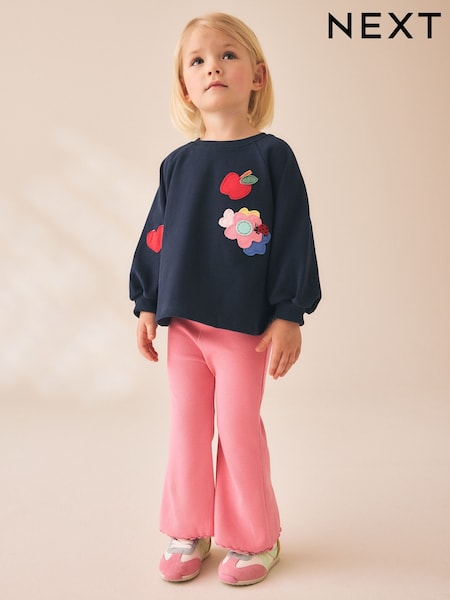 Asong Navy - Long Sleeve Top And Leggings Set (3mths-7yrs)