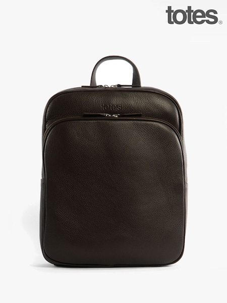 Totes Brown Genuine Leather Backpack (V47240) | €104