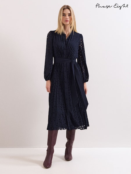 Phase Eight Blue Marina Dress (V47521) | $346