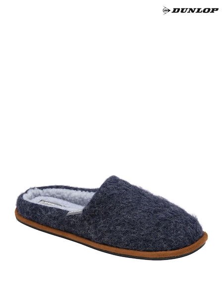 Dunlop Blue Textile Mule Slippers (V47643) | R$ 195