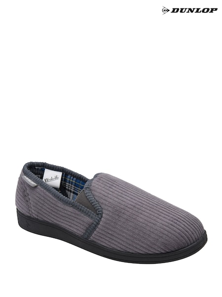 Dunlop Grey Full Shoe Slippers (V47644) | R$ 195