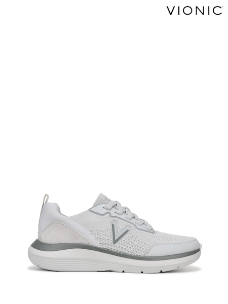 Vionic Grey Hayward Wide Fit Arch Support Trainers (V48102) | kr2 042
