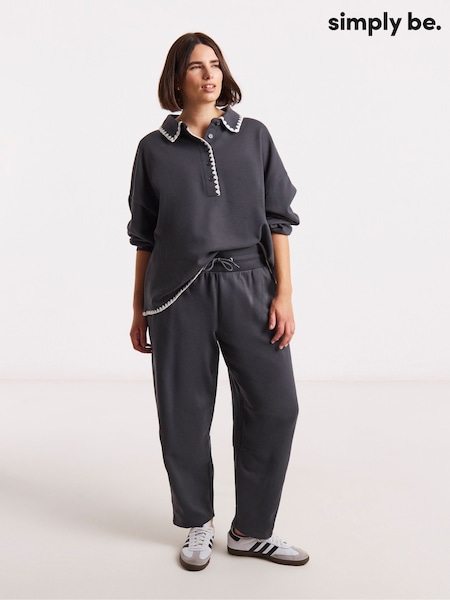 Simply Be Whipstitch Polo Shirt (V48552) | ‏171‏₪