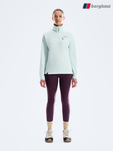 Blue - Berghaus Prism 2.0 Micro Polartec Half Zip Fleece
