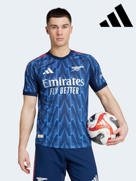 adidas Blue Arsenal 25/26 Away Authentic Football Shirt (V49014) | AED699