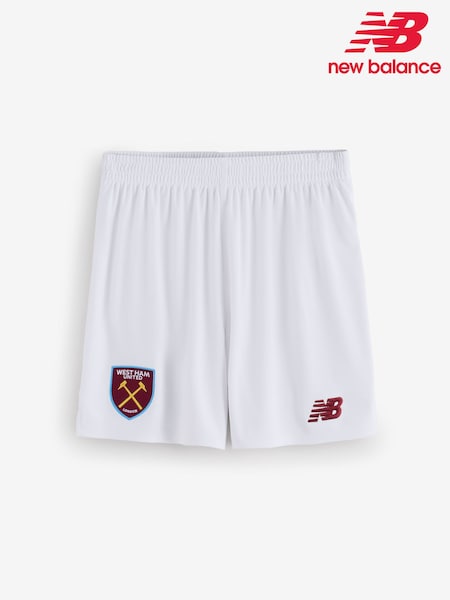 Weiß - Regular New Balance West Ham United 26/27 Home Shorts