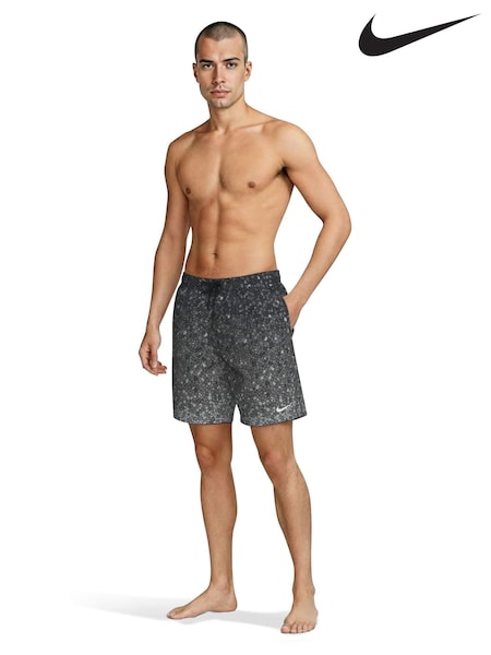 Black - Regular Nike 7" Swim Shorts