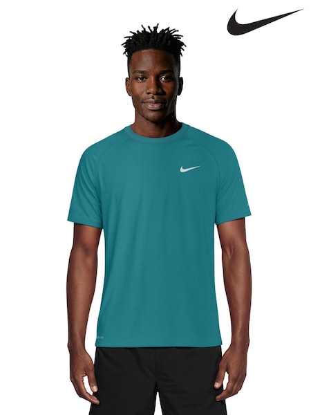 Energy Green - Regular Nike Dri-fit Short Sleeve Sun Safe Rash Vest
