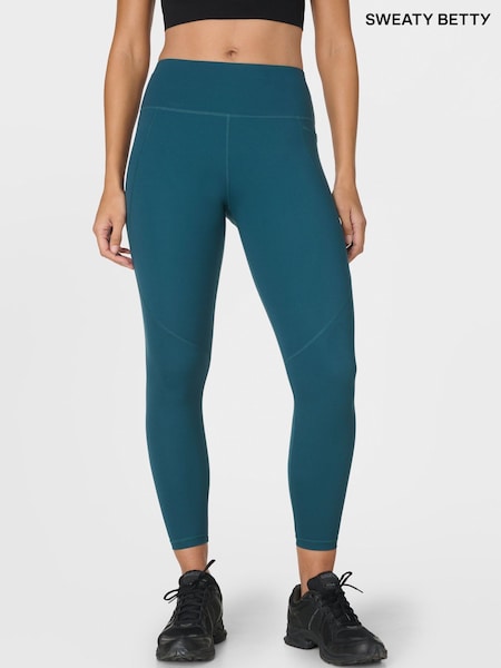 Grønn - Sweaty Betty Power 7/8 Workout Leggings (V49658) | kr1 382