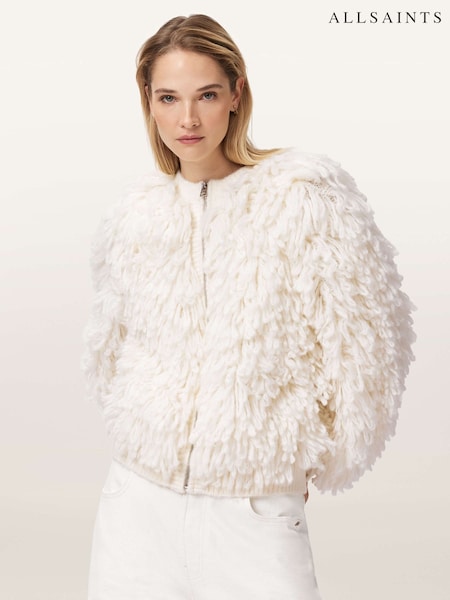 AllSaints White Elias Jacket (V49731) | $845