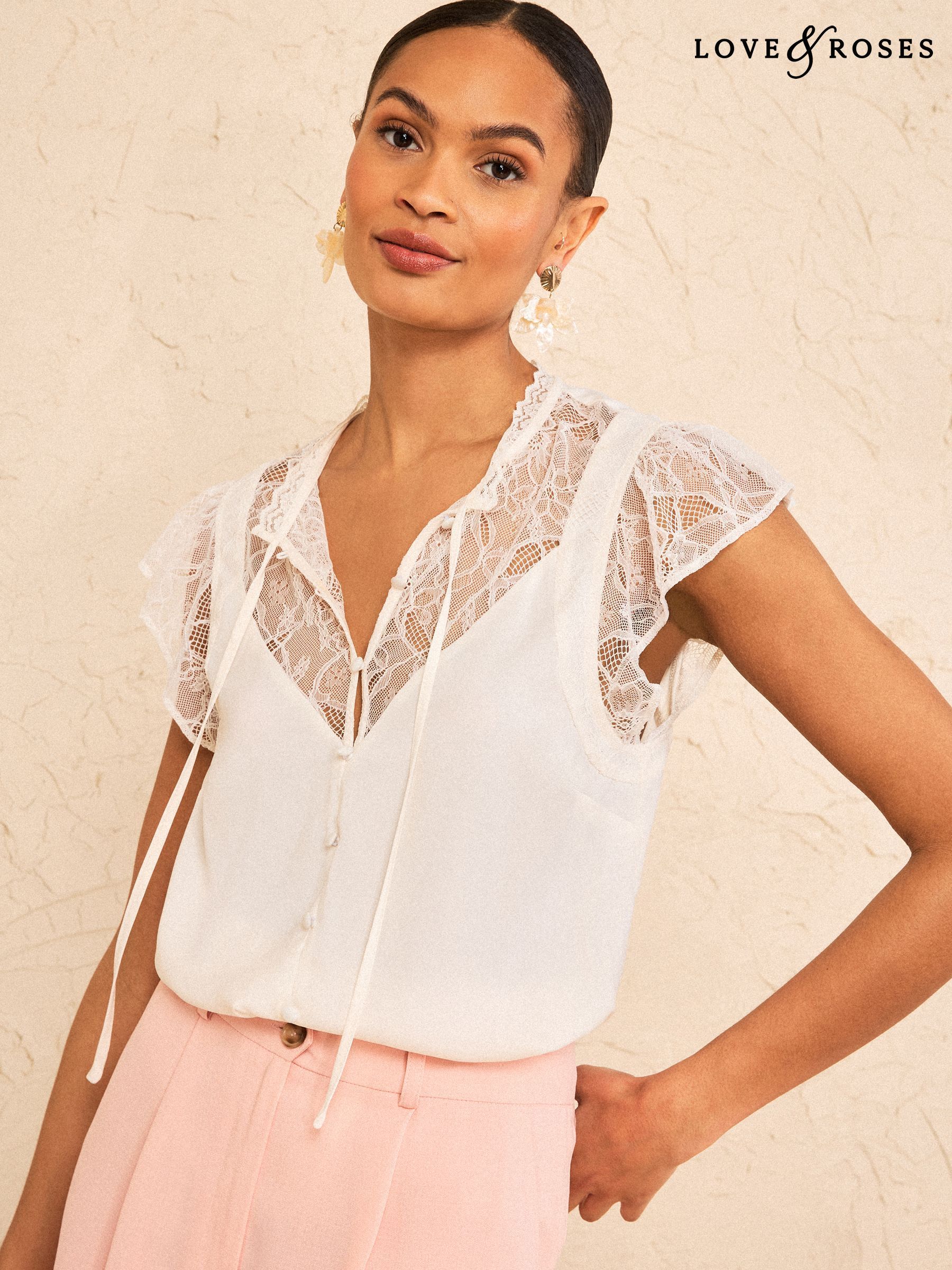 Tie Neck Tops | Bow Tops for Women | Next USA