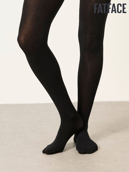Negro - Fatface Modal Tights