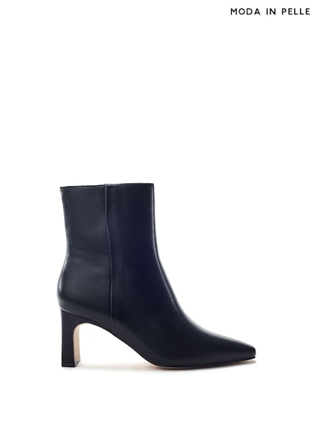 Moda in Pelle Black Ground Opalia Square Toe Ankle Boots (V50278) | €131.50