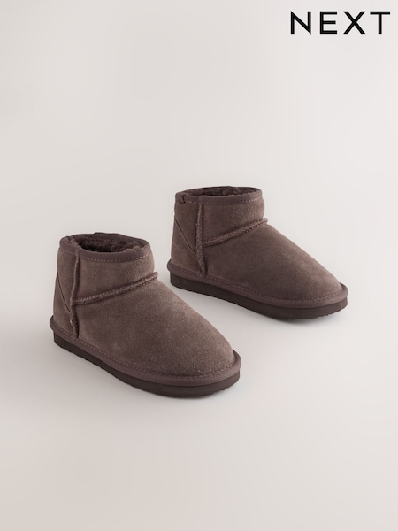 Chocolate Brown - Slipper Boots