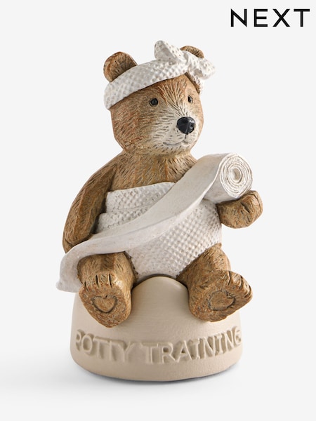 Bertie Bear Pottytraining Bathroom Ornament
