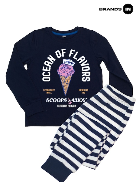 Brands In Blue Netflix Stranger Things Ocean Of Flavours Pyjamas (V51272) | €29
