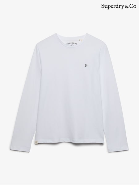 White - Regular Superdry Classic Essential Sdco Top