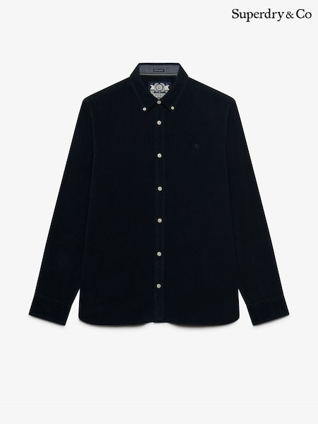 أزرق - Regular Superdry Classic Needle Cord Shirt