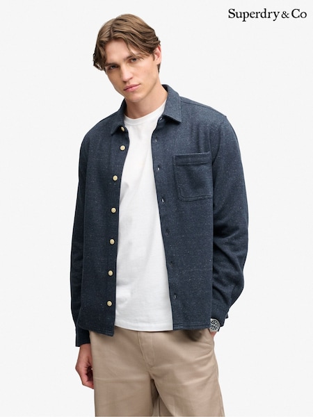 Zils - Regular Superdry Twill Tweed Jersey Shirt