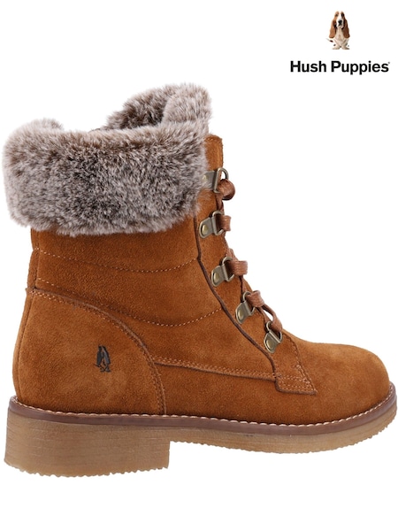 Hush Puppies Tan Florence Mid Boots (V52182) | €133