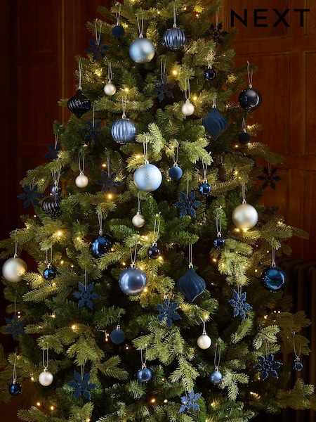 50 Pack Shatterproof Christmas Baubles