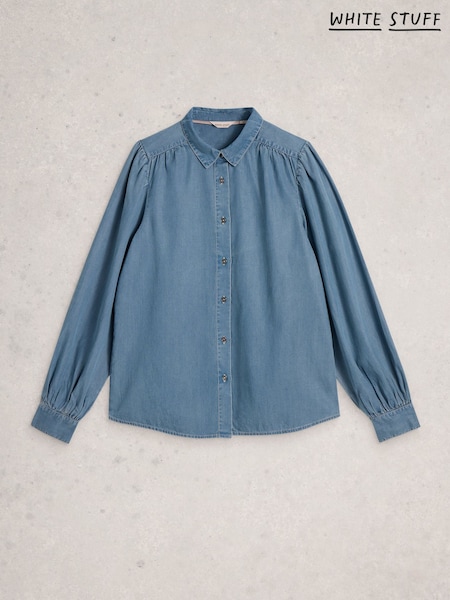 White Stuff Blue Sienna Shirt (V53738) | SGD 128