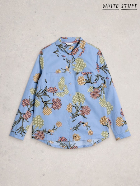White Stuff Ocean Blue Sophie Shirt (V53746) | $122