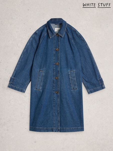 White Stuff Blue Oakleigh Denim Coat (V53757) | €126