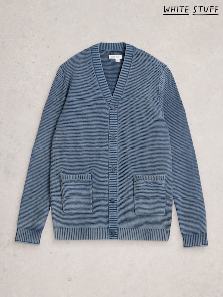 White Stuff Blue Gatley Cardigan (V53766) | AED437