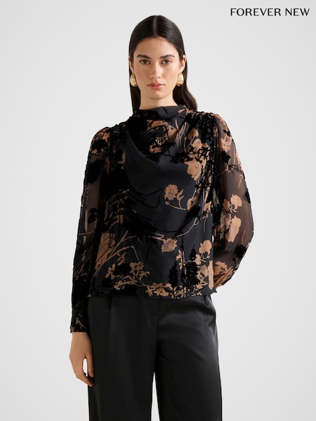 Forever New Amaya Drape Blouse (V54048) | 98 €