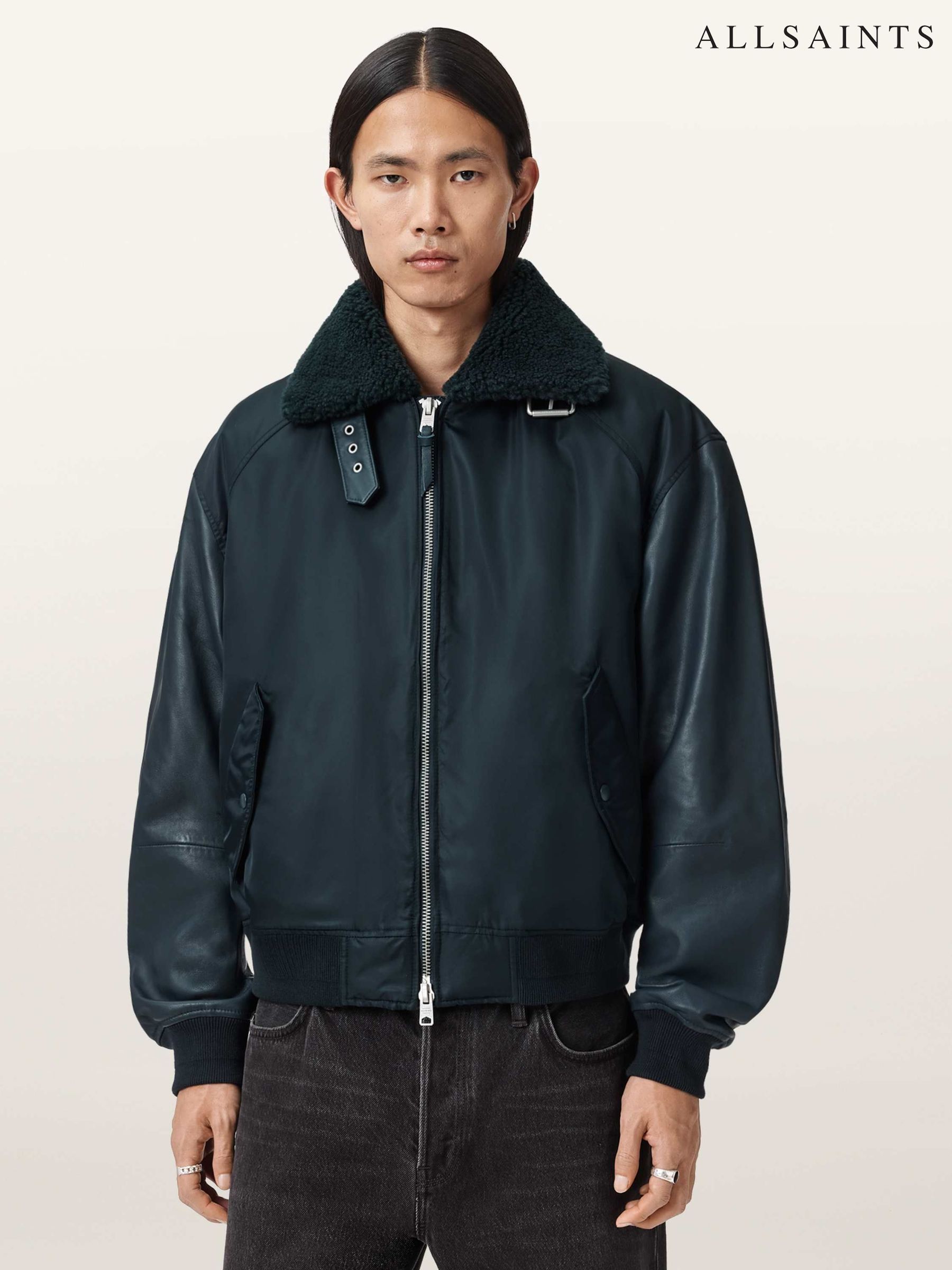 Mens Aviator Jackets | Cotton & Leather Aviator Jackets | Next Romania