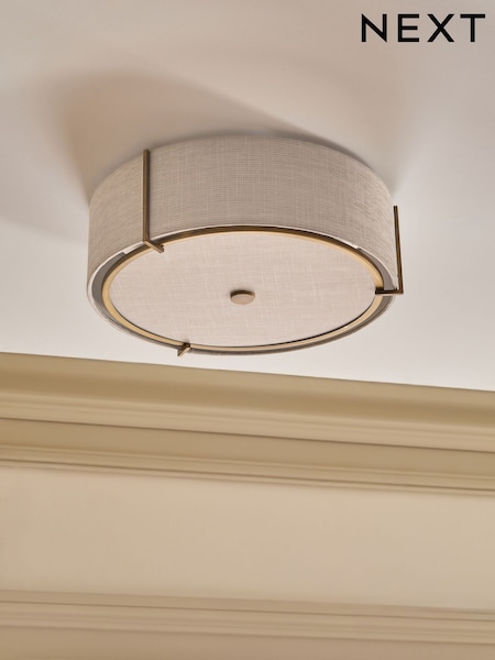 Oakham 2 Light Flush Fitting Ceiling Light
