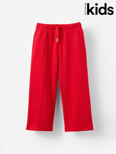 Cotton On Red Sammy Wide Leg Joggers (V55908) | OMR9