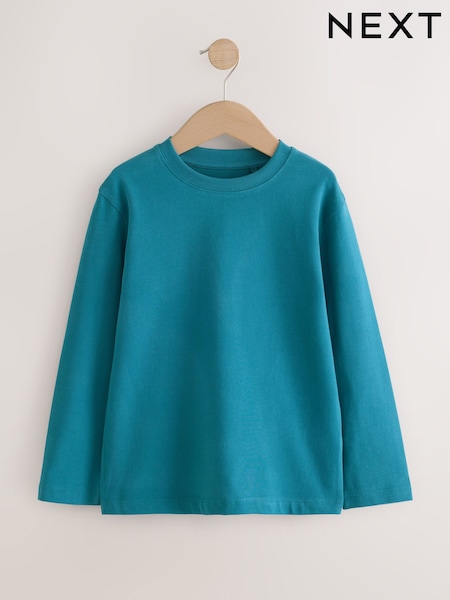 Γαλαζοπράσινο - Cosy Long Sleeve T-shirt (3-16yrs)